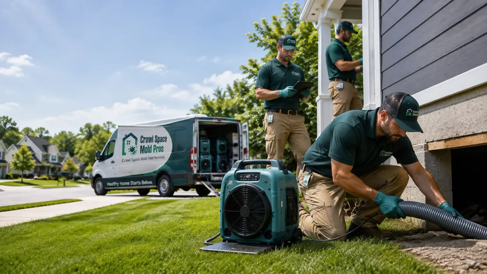 Crawl Space Mold Removal in Greenfield, IN